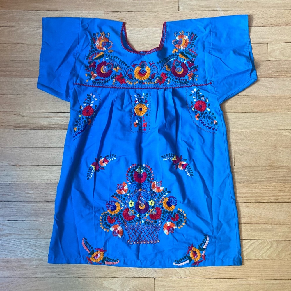 Mexican embroidered dress